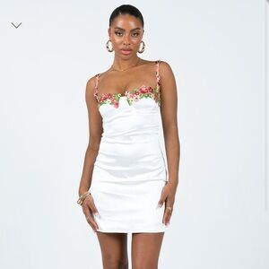 KENZIE MINI DRESS WHITE